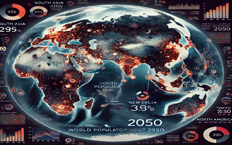 پیش بینی کشورهای پرجمعیت جهان در 2050